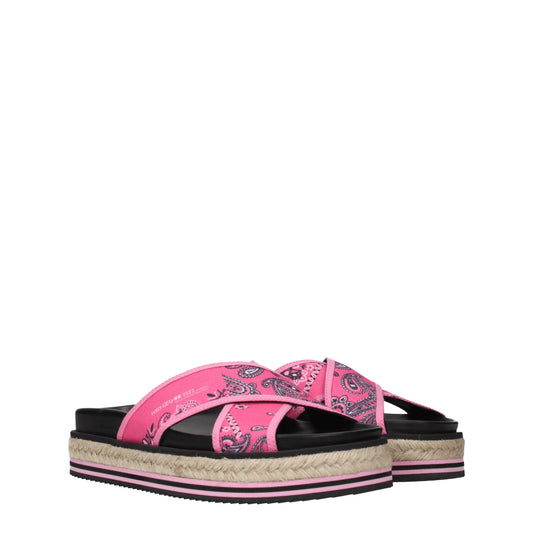 Kenzo Women's Sandals & Slippers in Fabric  Fuchsia