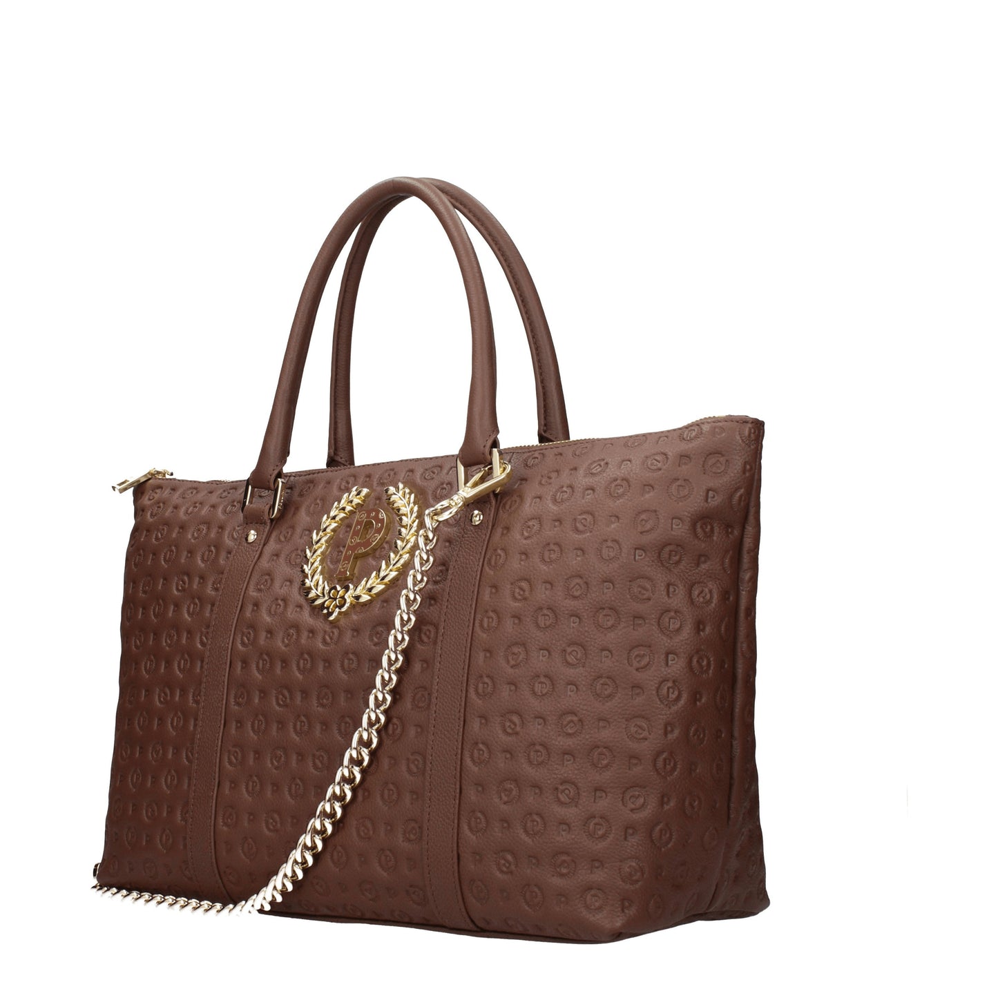 Pollini Handbags Women Leather Brown/Land