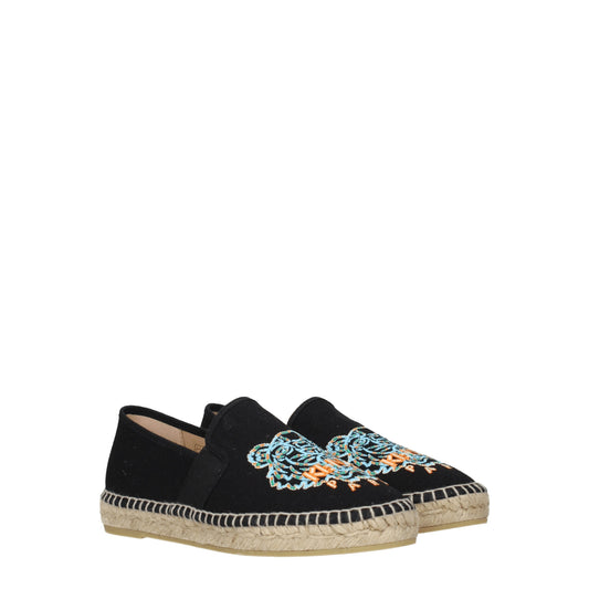 Kenzo Women's Espadrilles in Fabric  Black