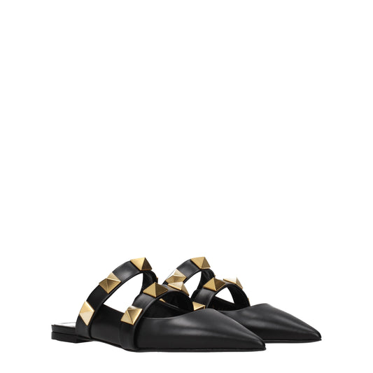 Valentino Garavani Women's Sandals in Leather Black