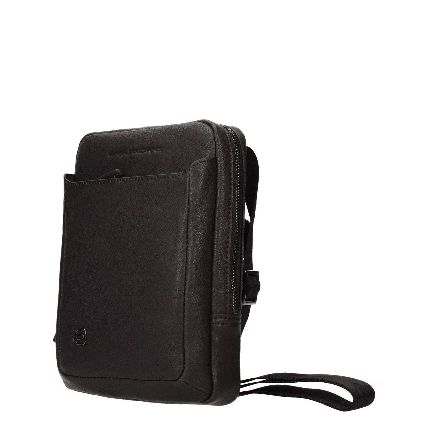 Piquadro Crossbody Bags Men Leather Brown/Dark Brown