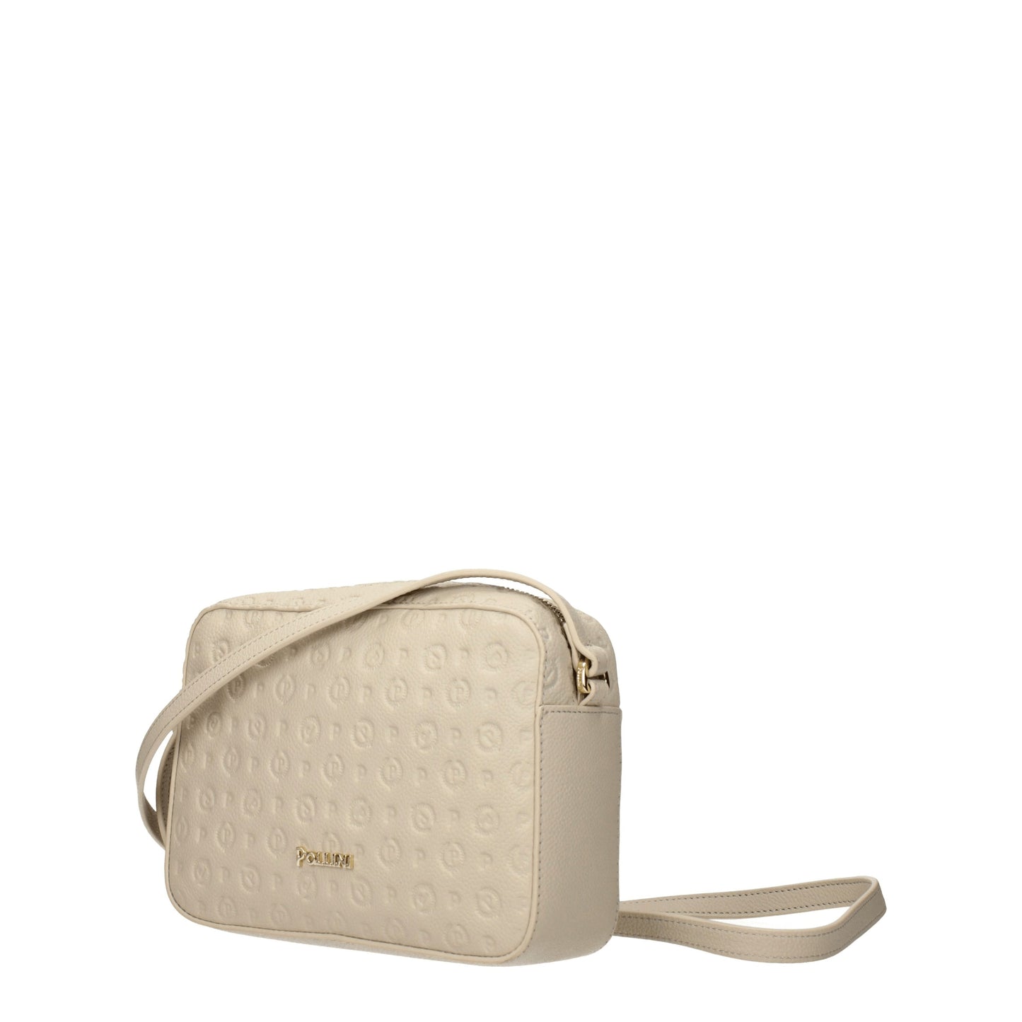 Pollini Crossbody Bags Women Leather Beige/Ivory