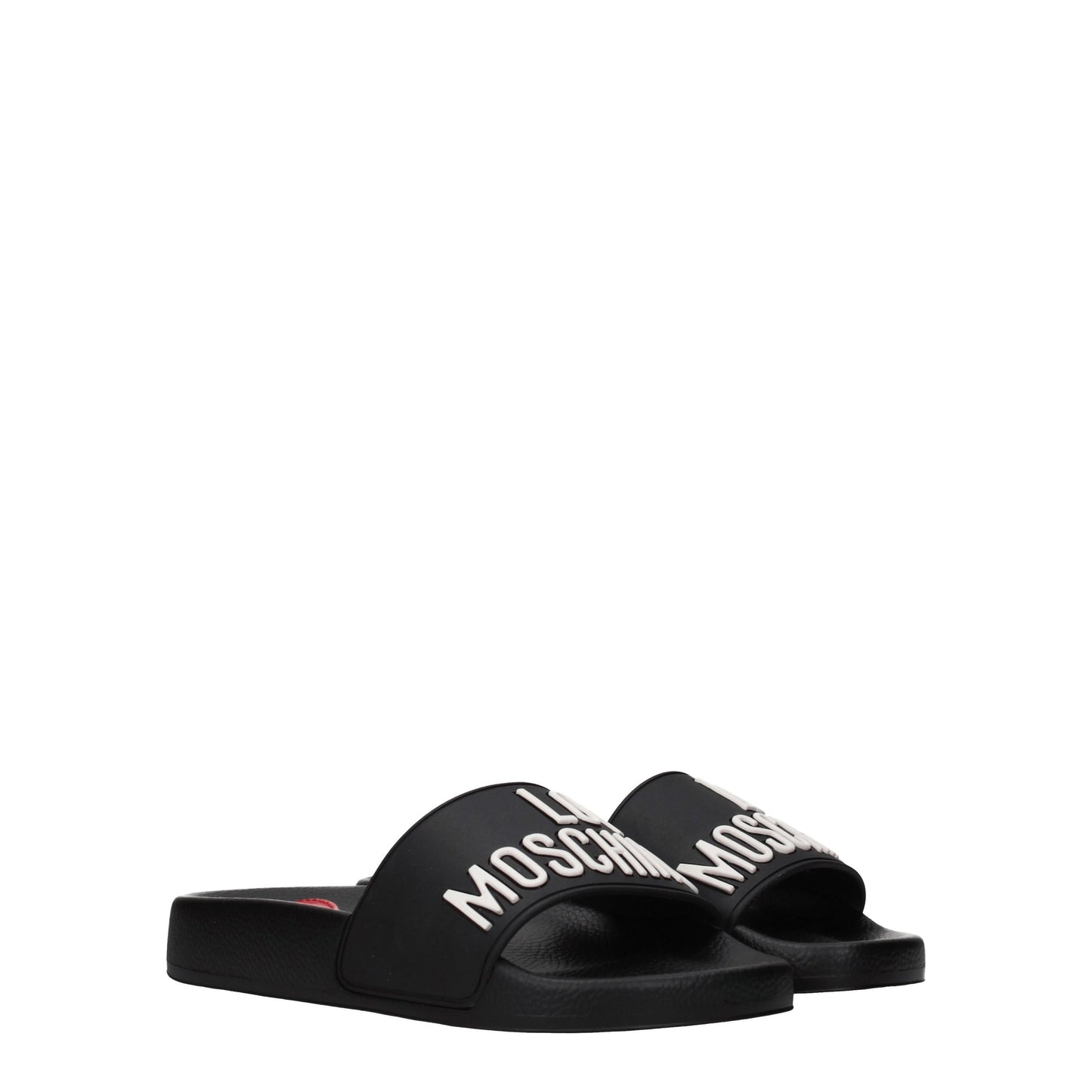 Love Moschino Women's Sandals & Slippers in Rubber Black