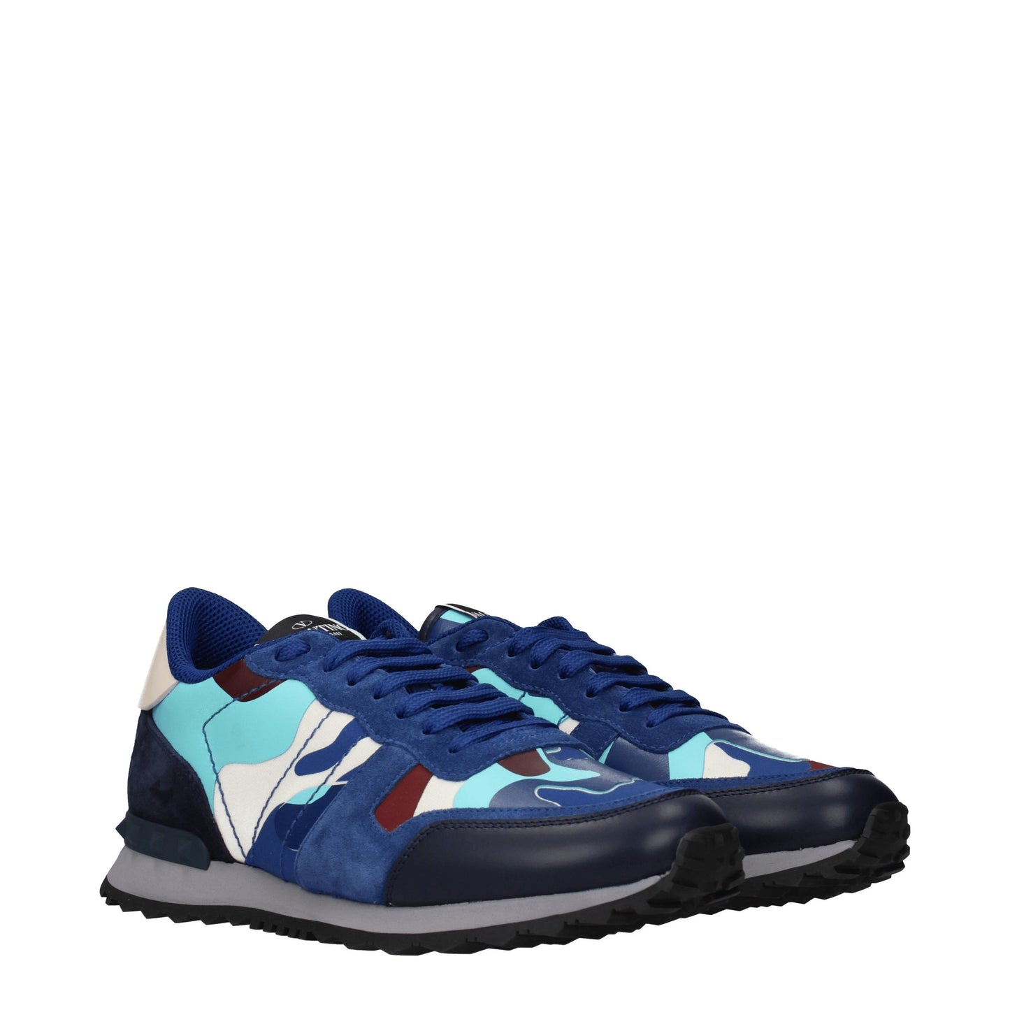 Valentino Garavani Men's Sneakers in Leather Blue/Sky