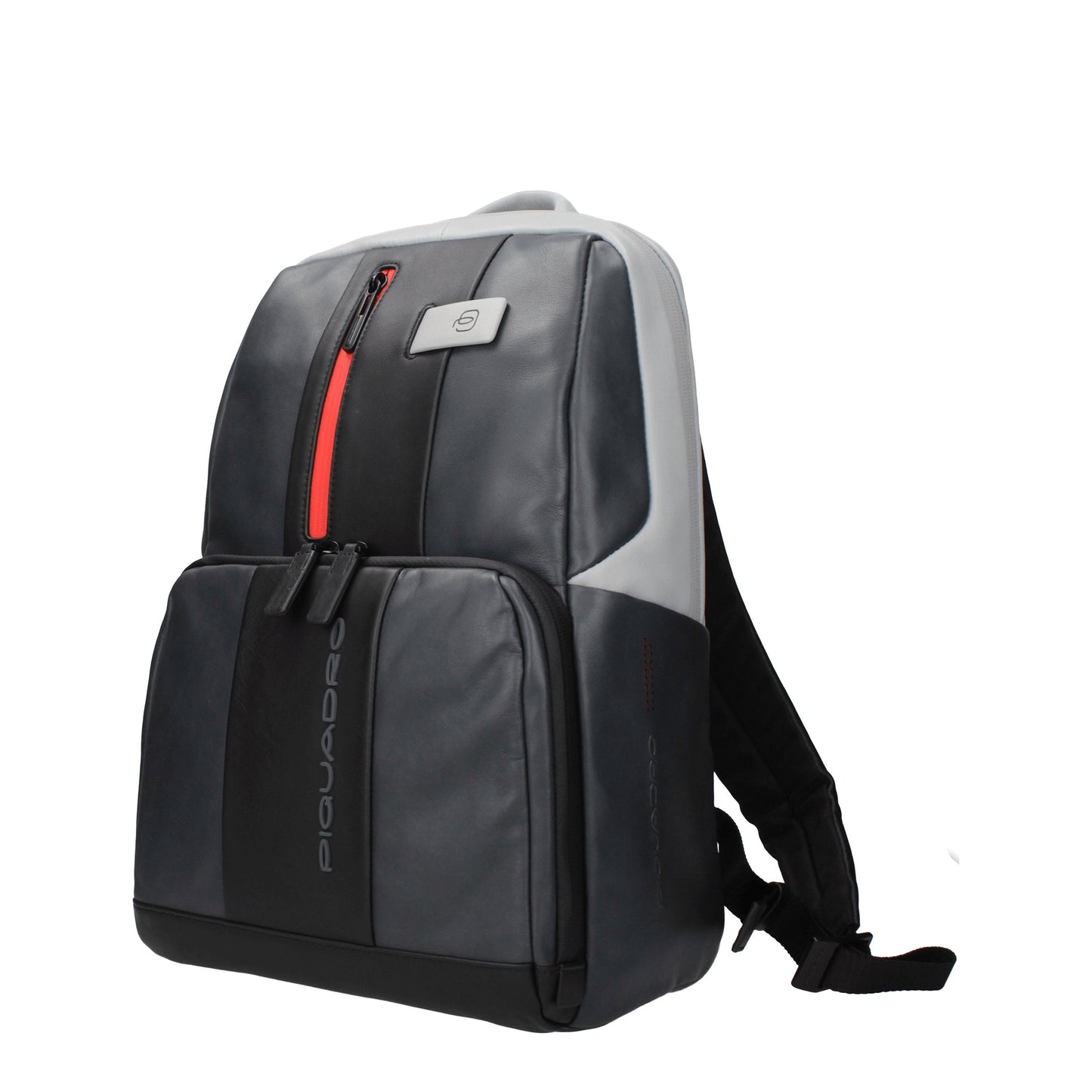 Piquadro Backpacks and Bumbags Men Leather Gray/Black