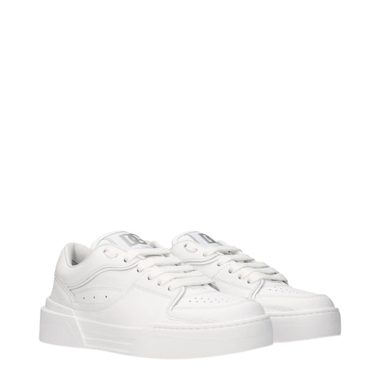 Dolce&Gabbana Women's Sneakers in Leather White