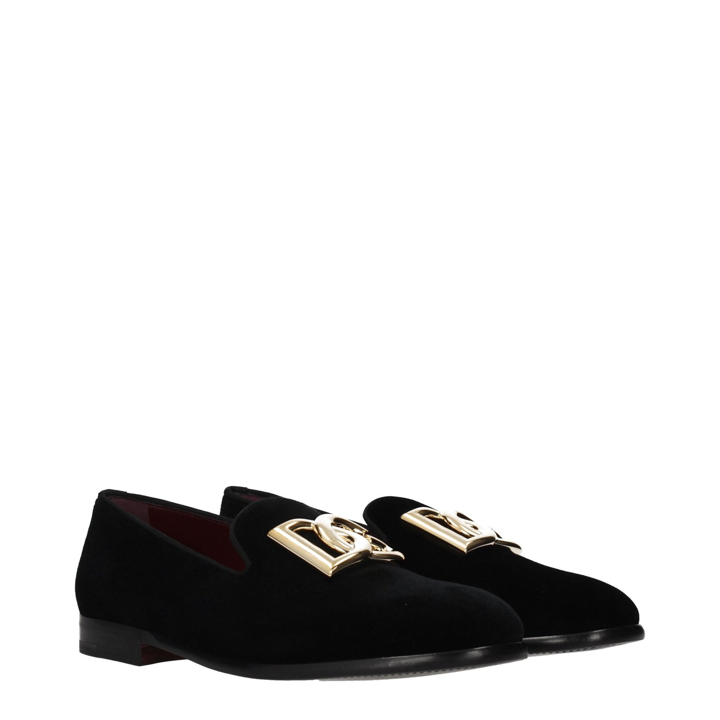 Dolce&Gabbana Men's Loafers in Velvet Black