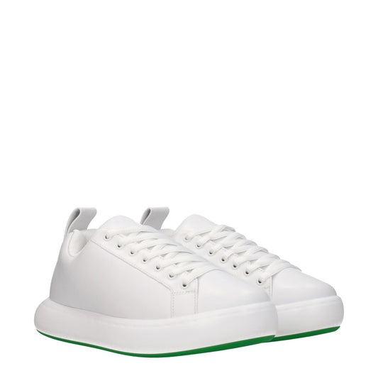 Bottega Veneta Men's Sneakers in Leather White