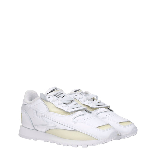 Maison Margiela Women's Sneakers in Leather White