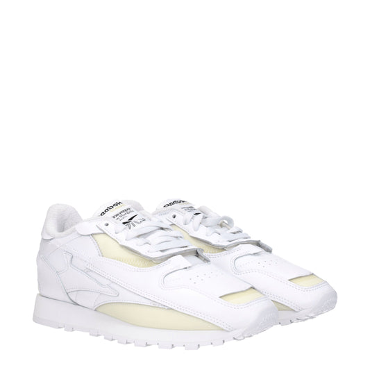 Maison Margiela Men's Sneakers in Leather White