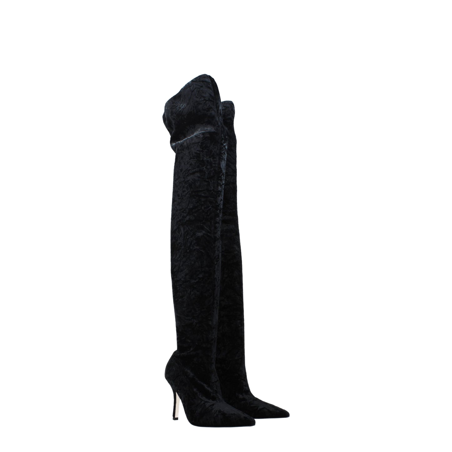 Paris Texas Women's Boots in Velvet Black