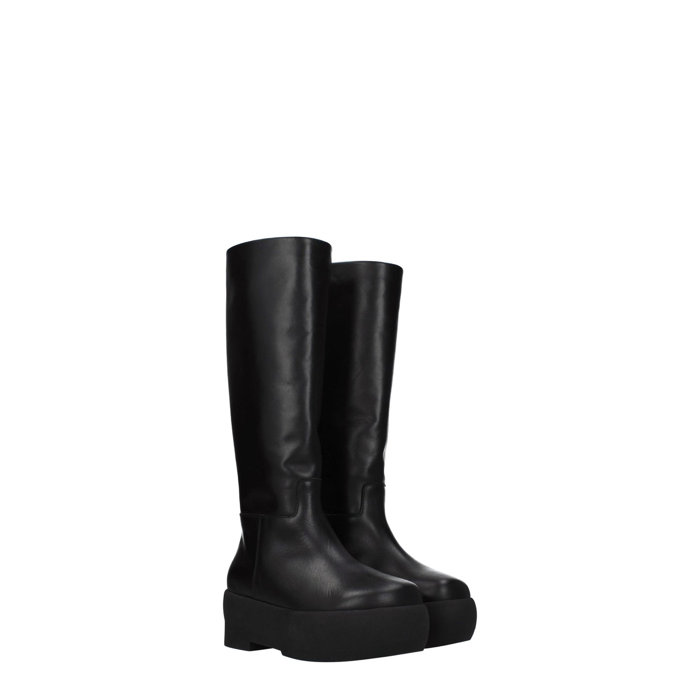 Gia Borghini Women's Boots in Leather Black