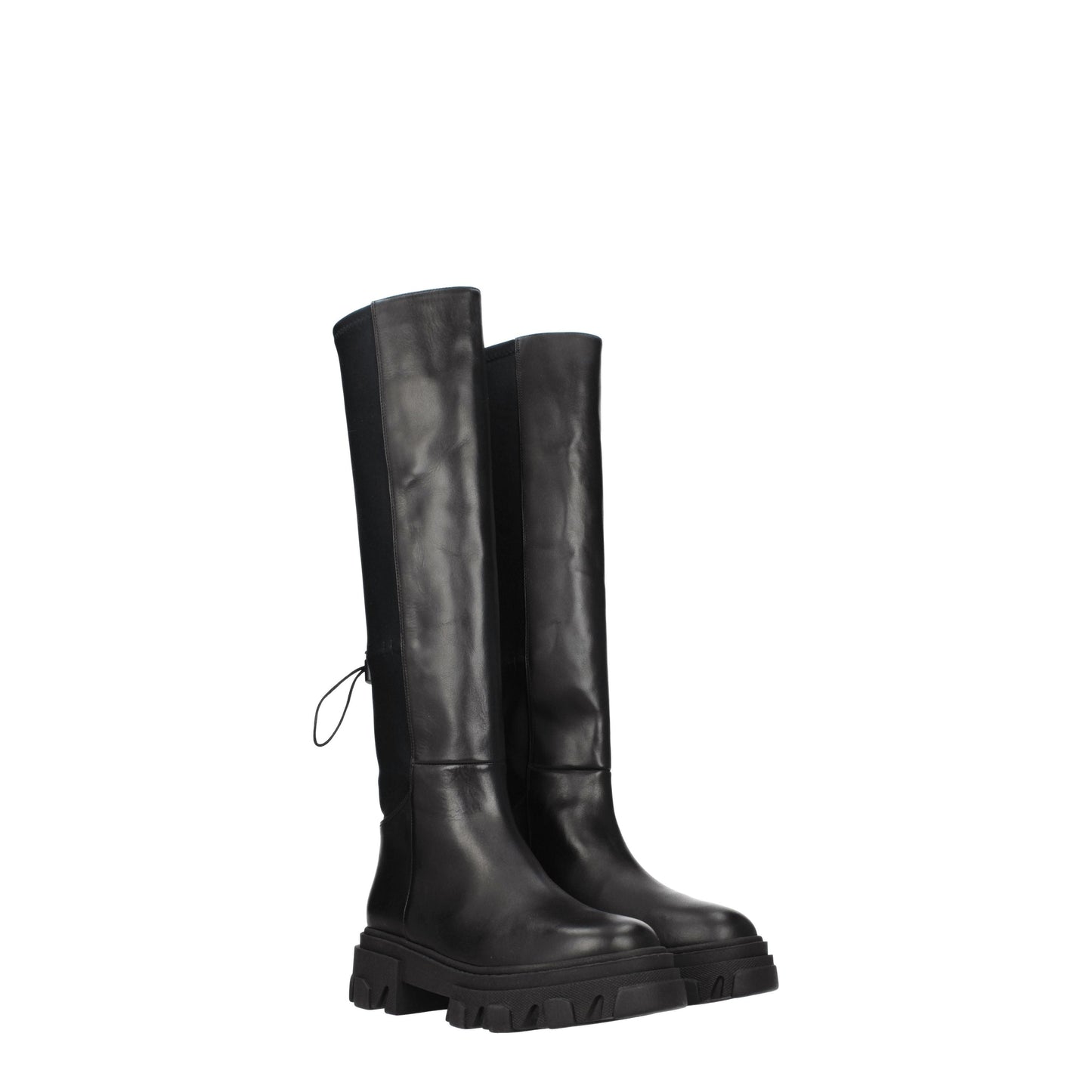 Gia Borghini Women's Boots in Fabric  Black