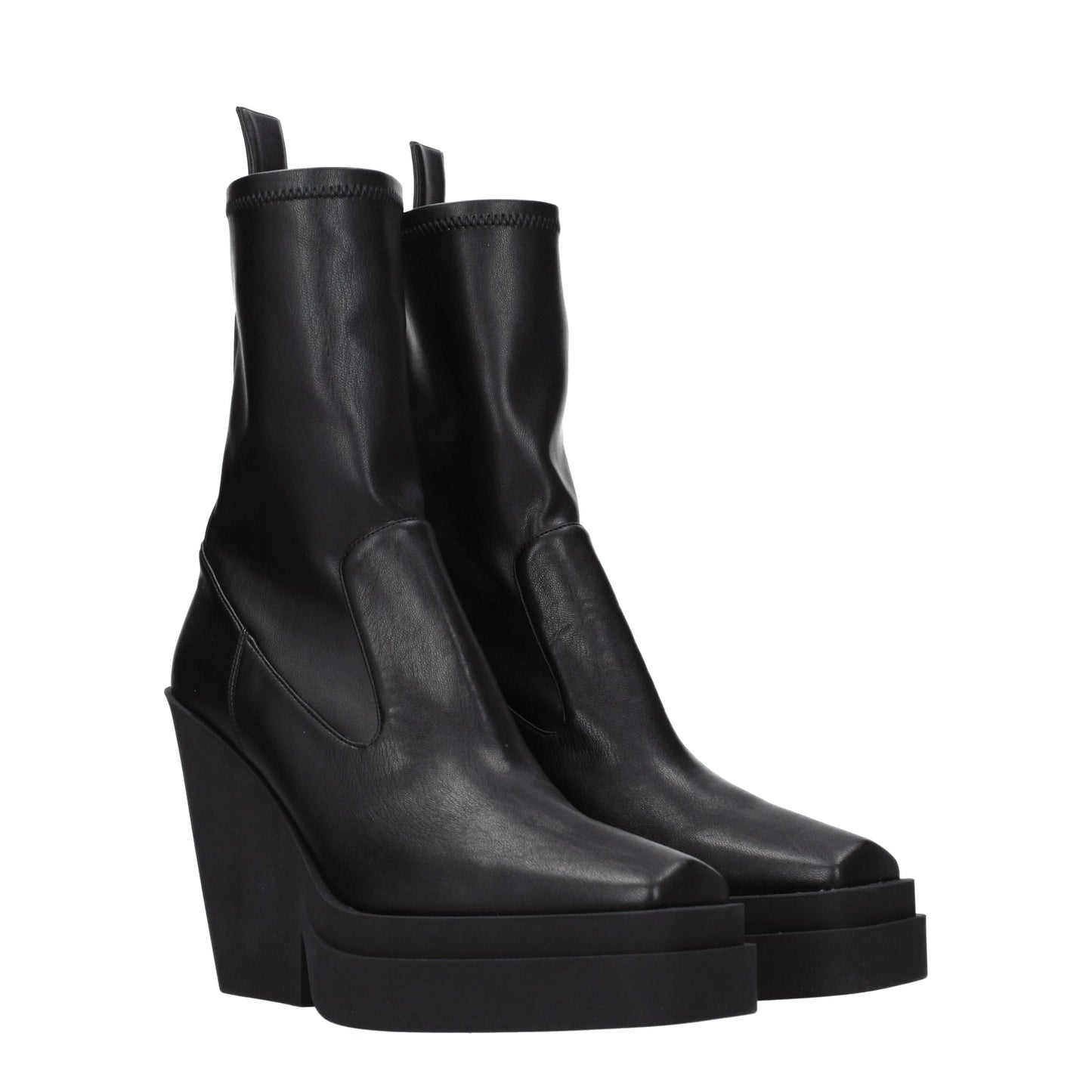 Gia Borghini Women's Boots in Leather Black