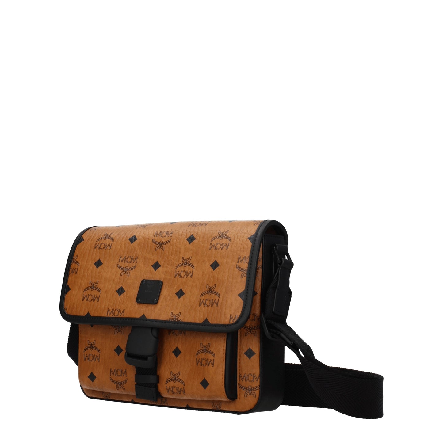 MCM Crossbody Bags Men Leather Brown/Cognac