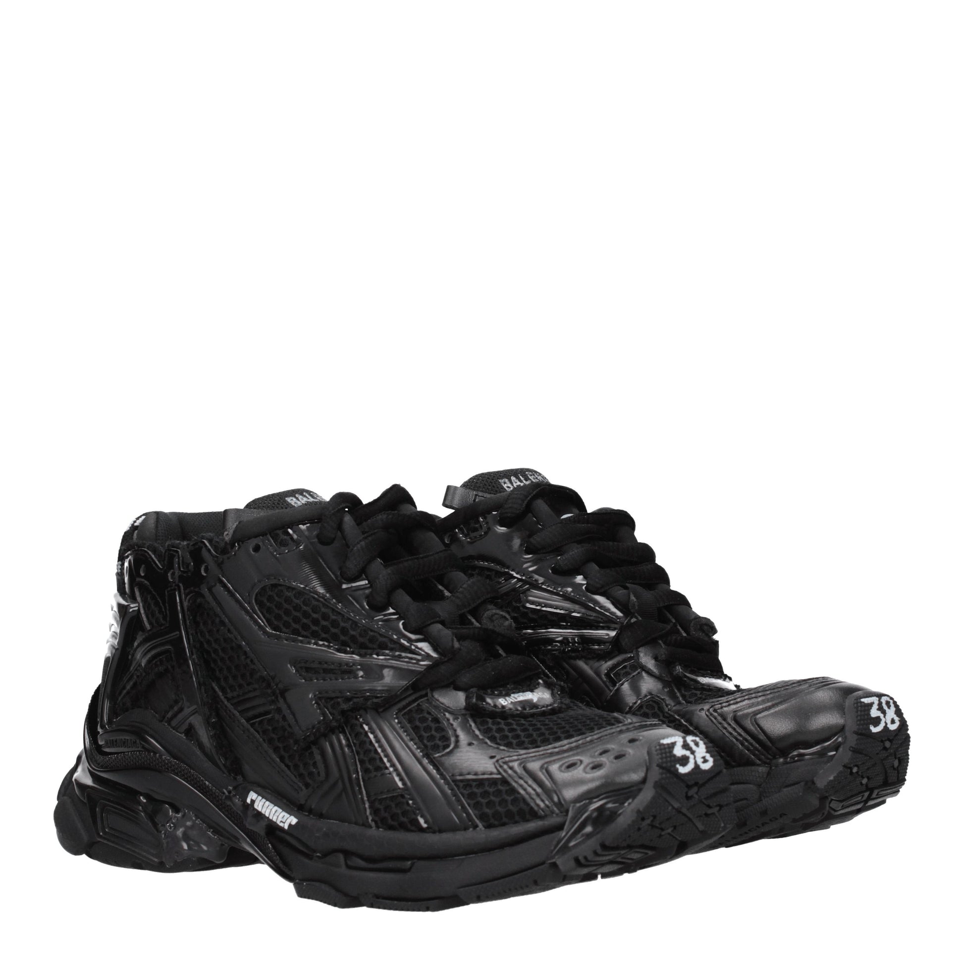 Balenciaga Sneakers Women Fabric  Black