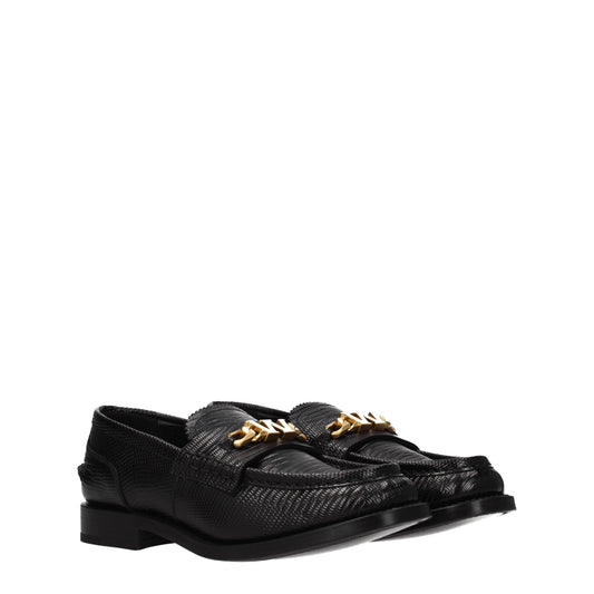 Alexander Wang Women's Loafers in Leather Black