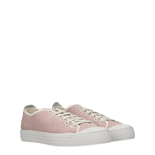 Car Shoe Women's Sneakers in Fabric  Pink/Peach