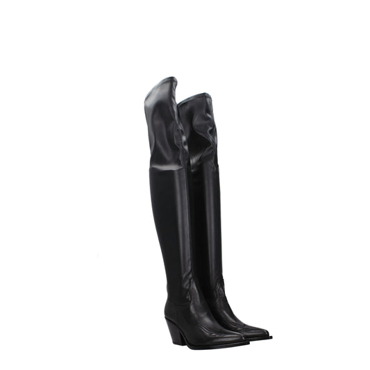 Sonora Women's Boots in Leather Black