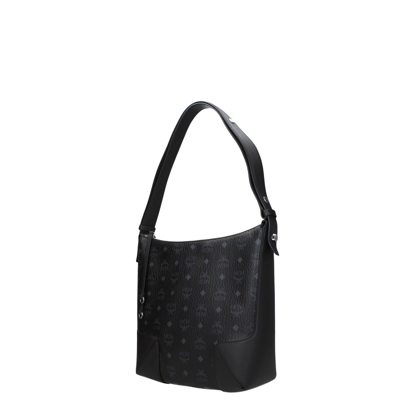 MCM Shoulder Bags Women Leather Black