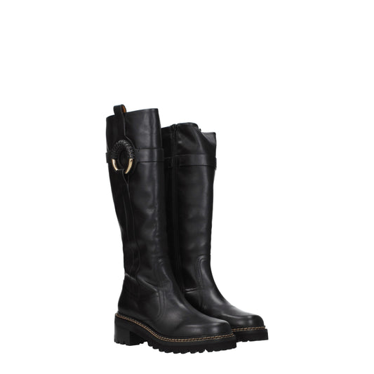 See by Chloé Women's Boots in Leather Black