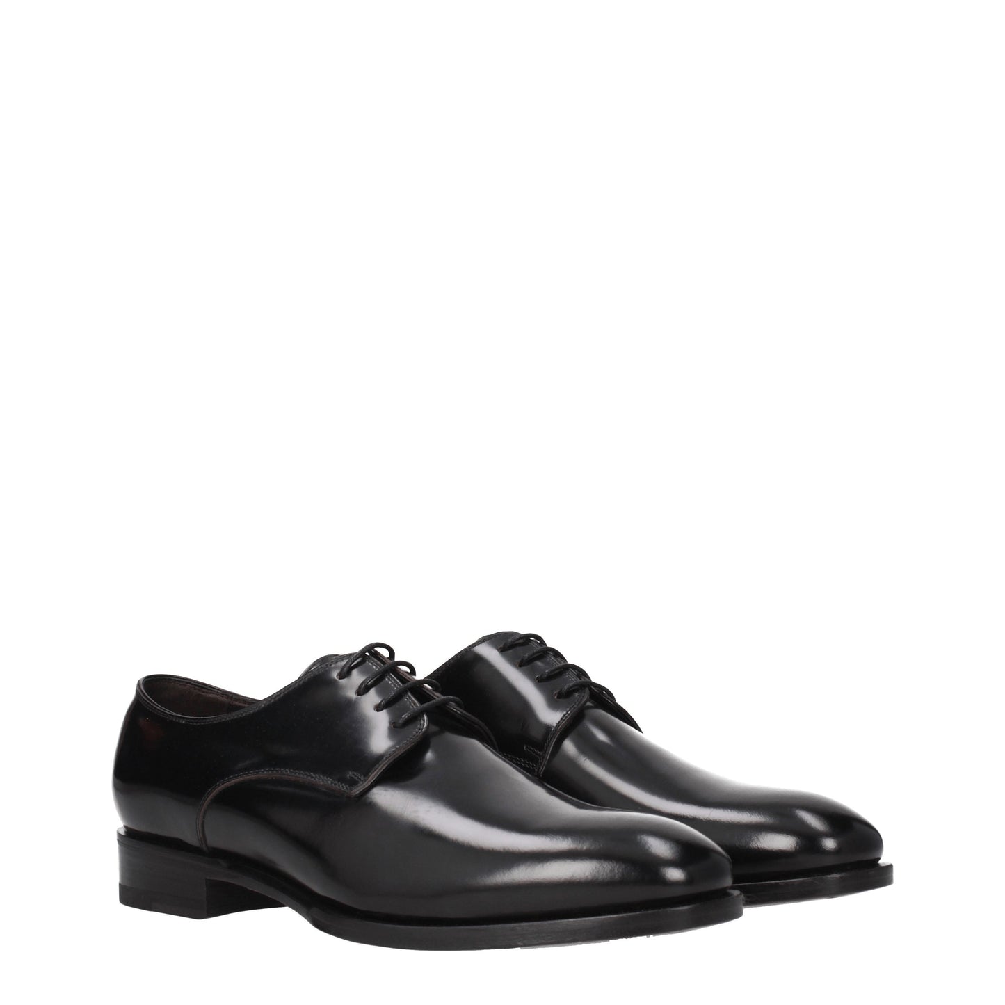 Tagliatore Men's Lace ups in Leather Black