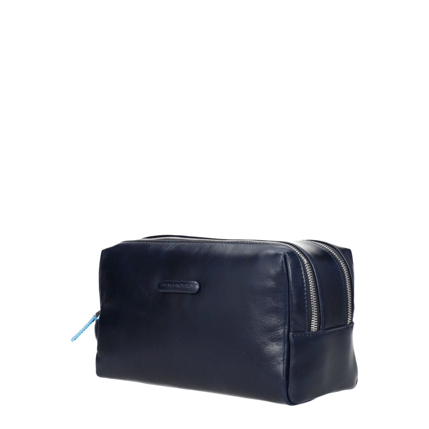 Piquadro Beauty Case Men Leather Blue/Midnight Blue