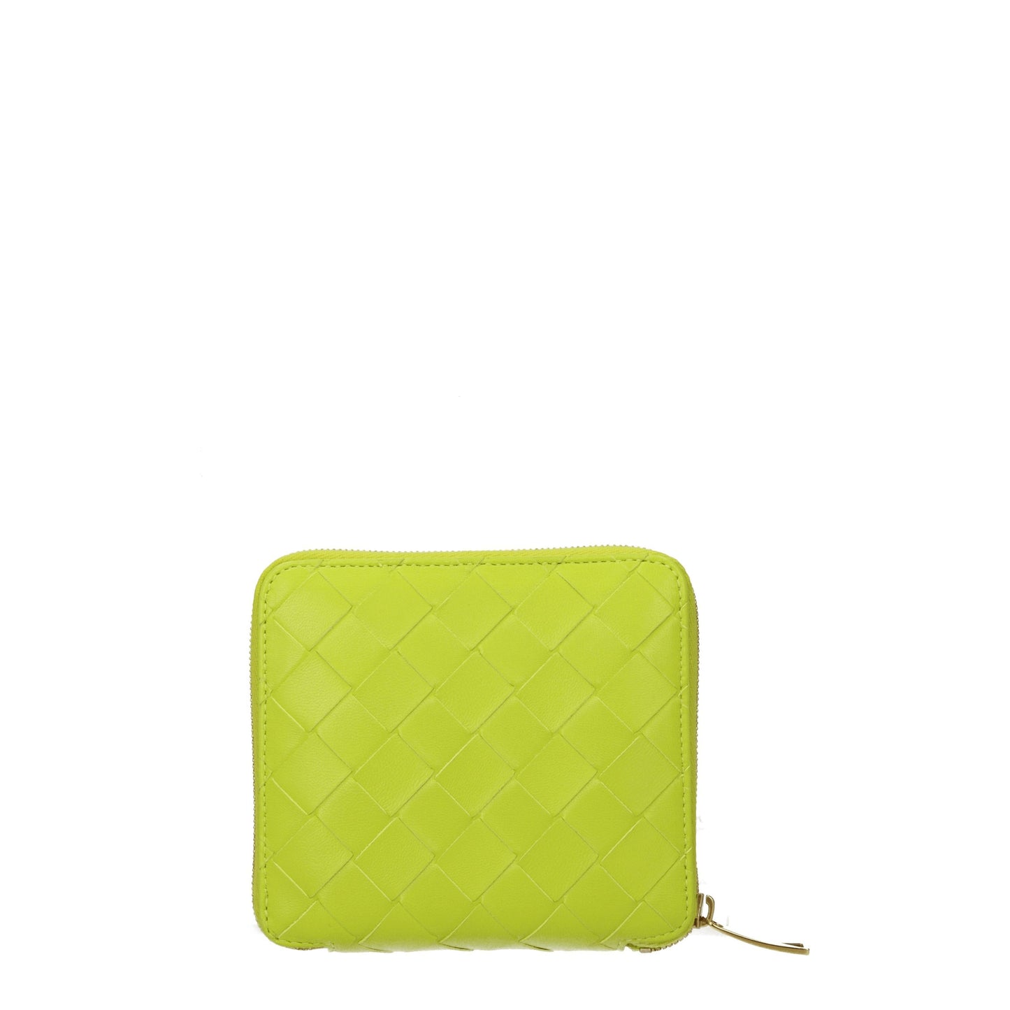 Bottega Veneta Wallets Women Leather Green/Chartreuse