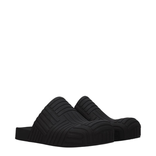 Bottega Veneta Sandals & Slippers Men Rubber Black