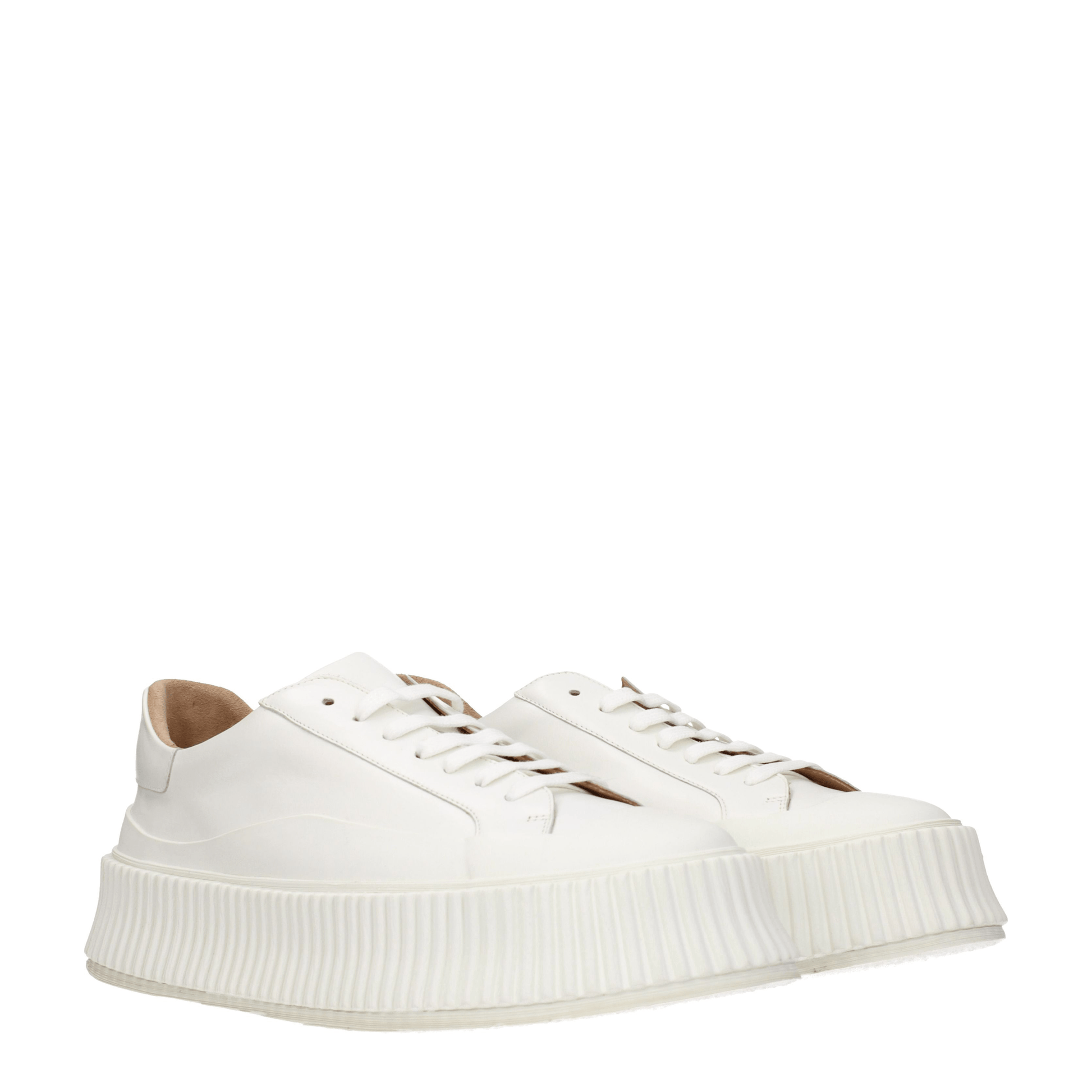 Jil Sander Sneakers Women Leather White/Snow
