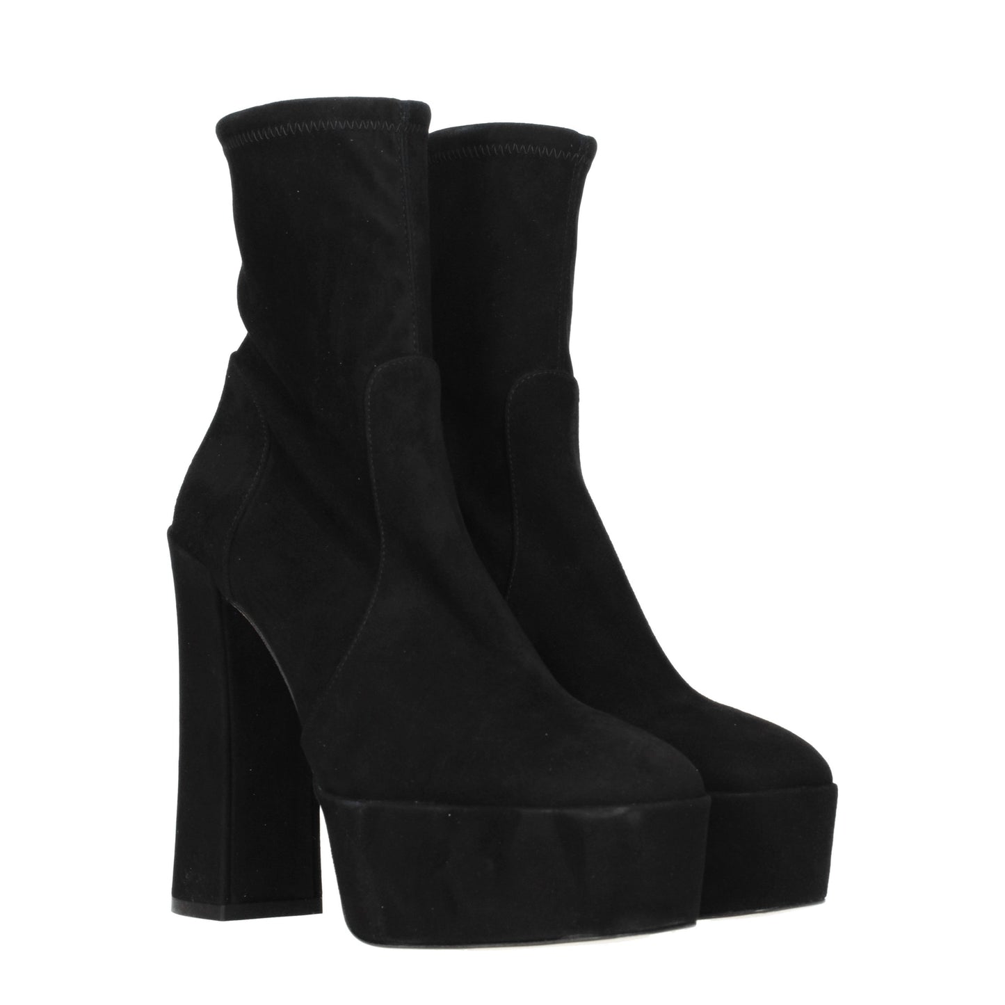 Stuart Weitzman Women's Boots in Suede Black