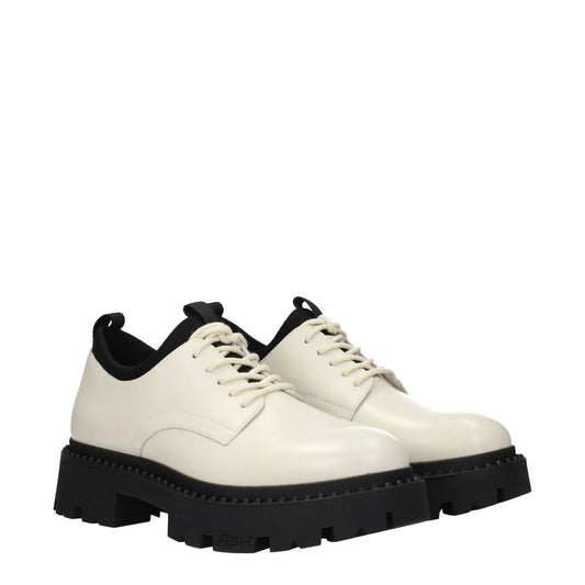 Ash Women's Lace ups in Leather Beige/Ivory