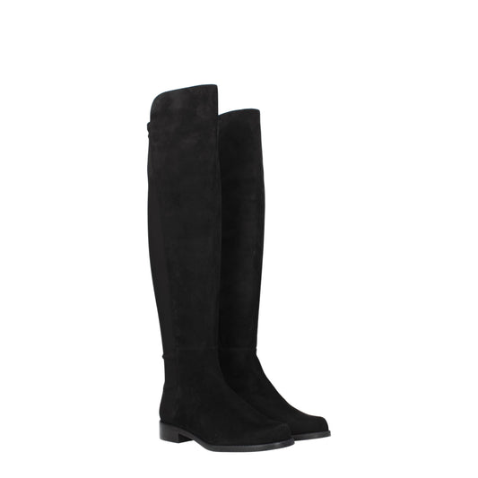 Stuart Weitzman Women's Boots in Suede Black