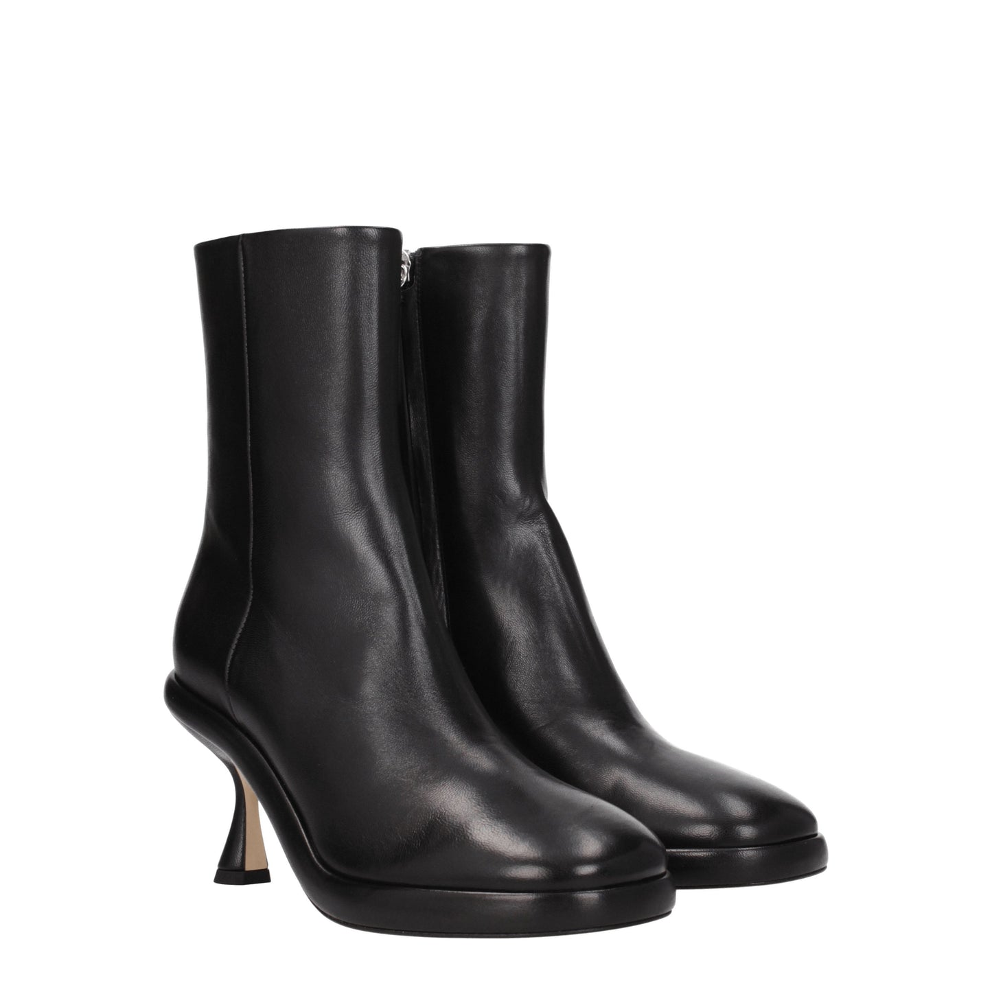 Wandler Women's Boots in Leather Black