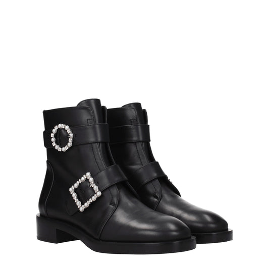 Stuart Weitzman Women's Boots in Leather Black