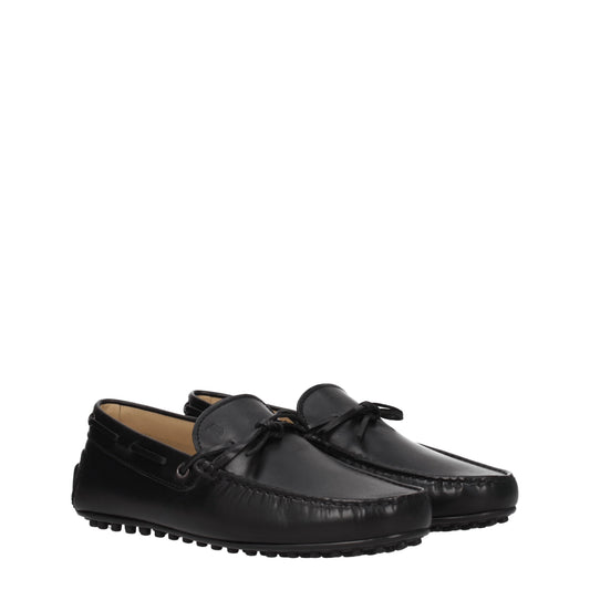 Tod's Men's Loafers in Leather Black