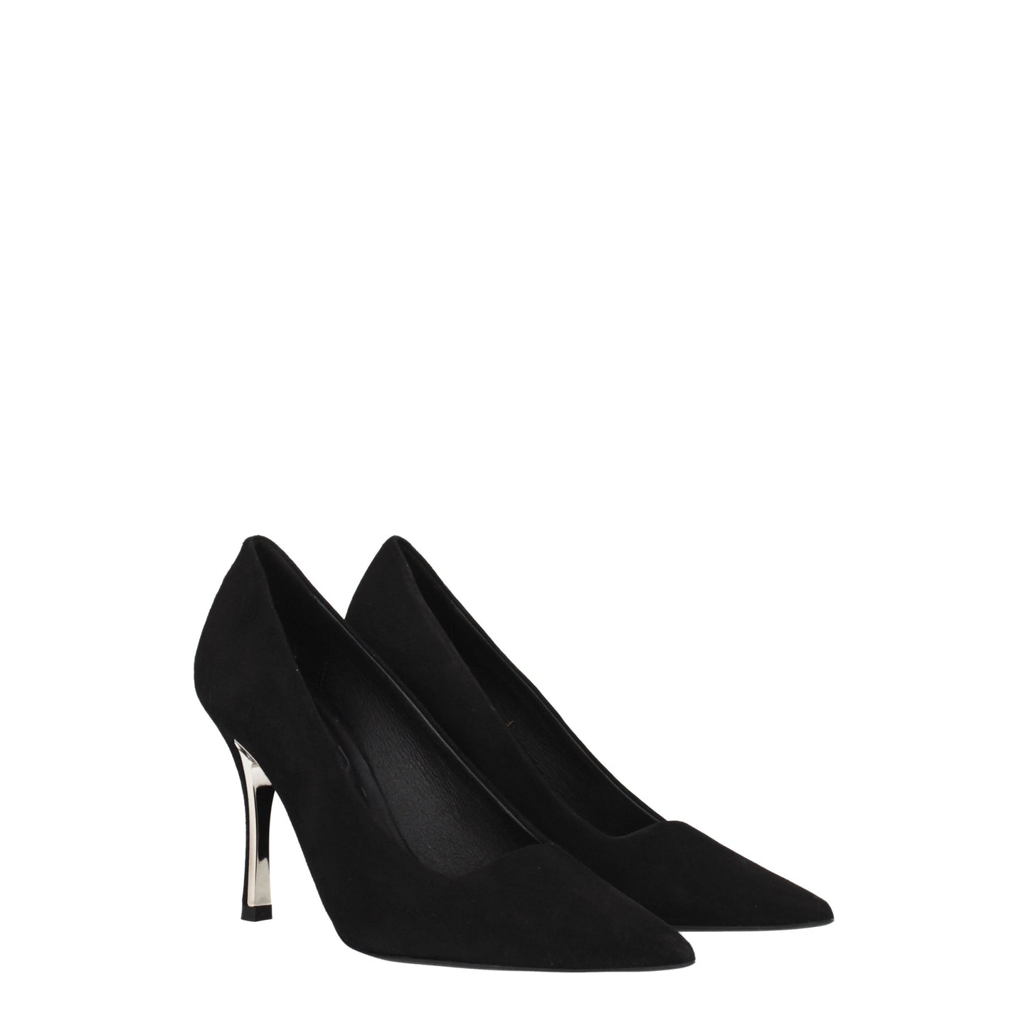 Furla Women's Pumps in Suede Black