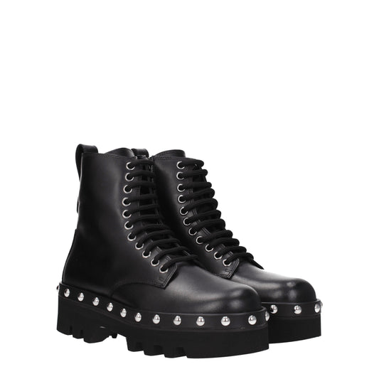 Furla Women's Boots in Leather Black