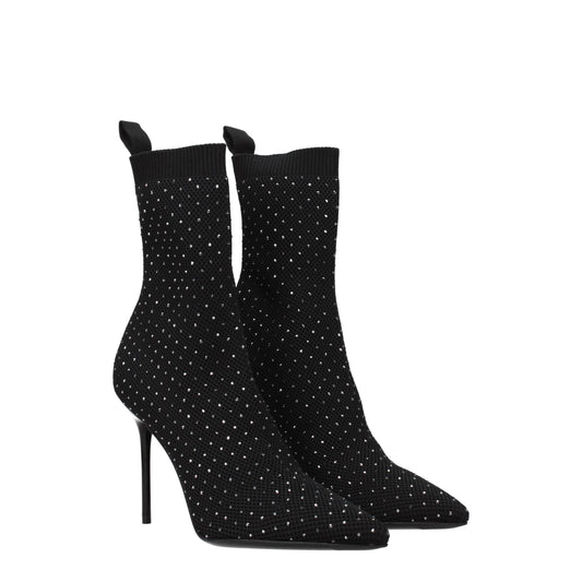 Balmain Women's Boots in Fabric  Black