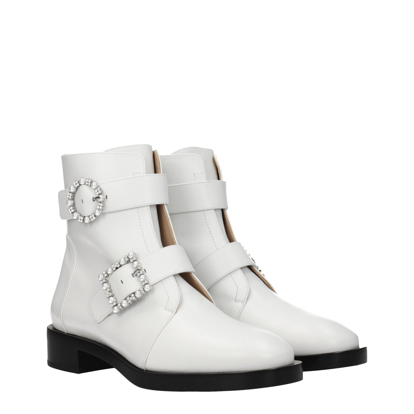 Stuart Weitzman Women's Boots in Leather White