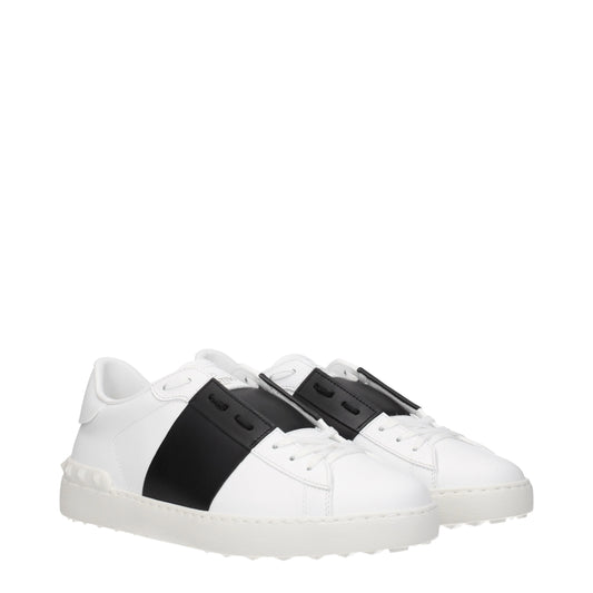 Valentino Garavani Men's Sneakers in Leather White/Black