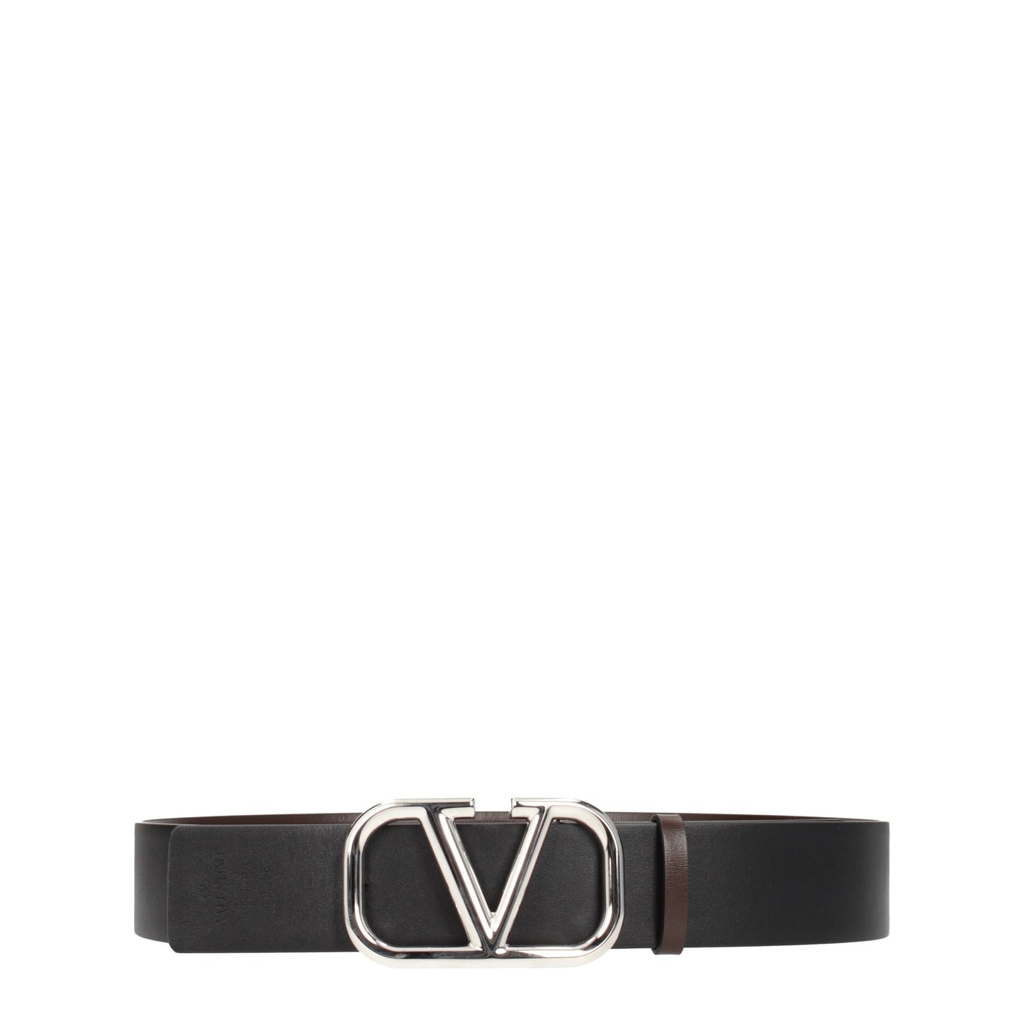 Valentino Garavani Belts Men Leather Brown/Black