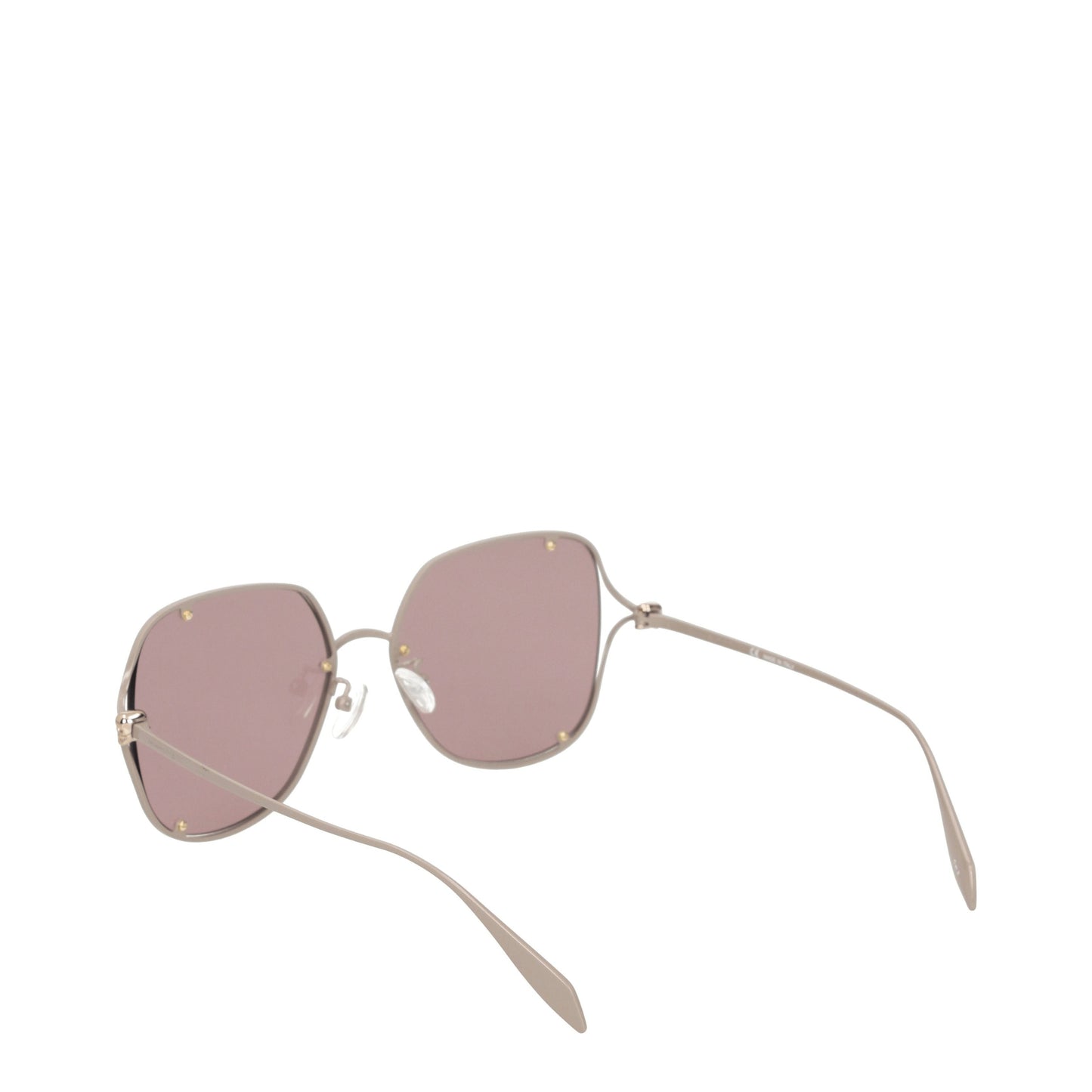 Alexander McQueen Sunglasses Women Metal Gray/Taupe