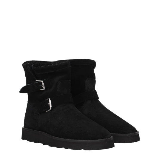 Kenzo Women's Boots in Suede Black