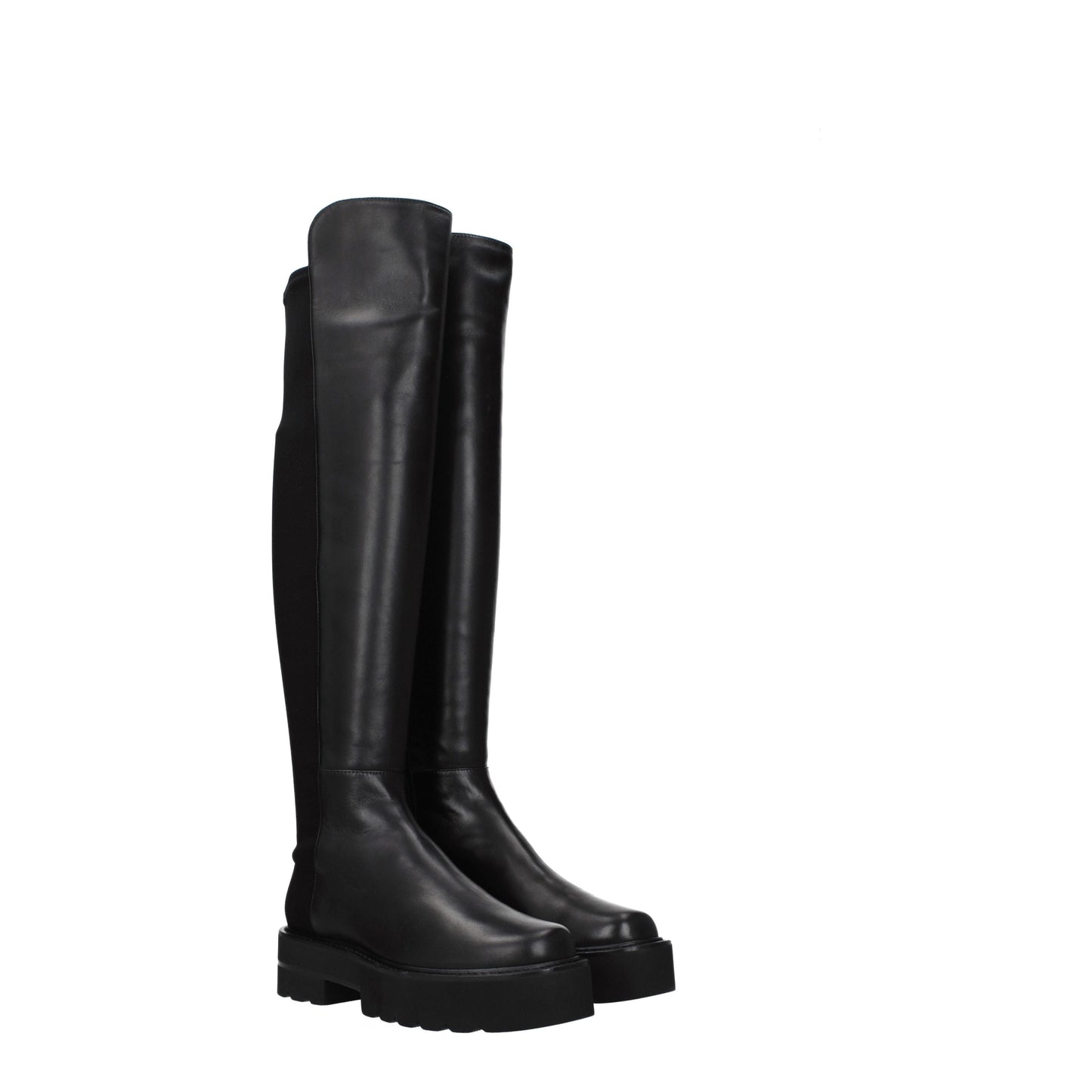 Stuart Weitzman Women's Boots in Leather Black