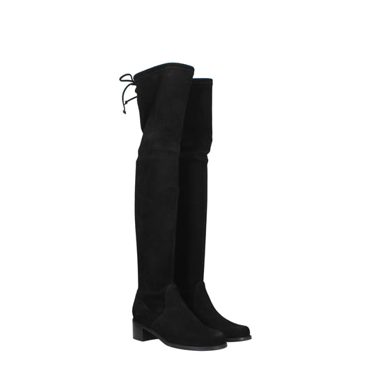 Stuart Weitzman Women's Boots in Suede Black