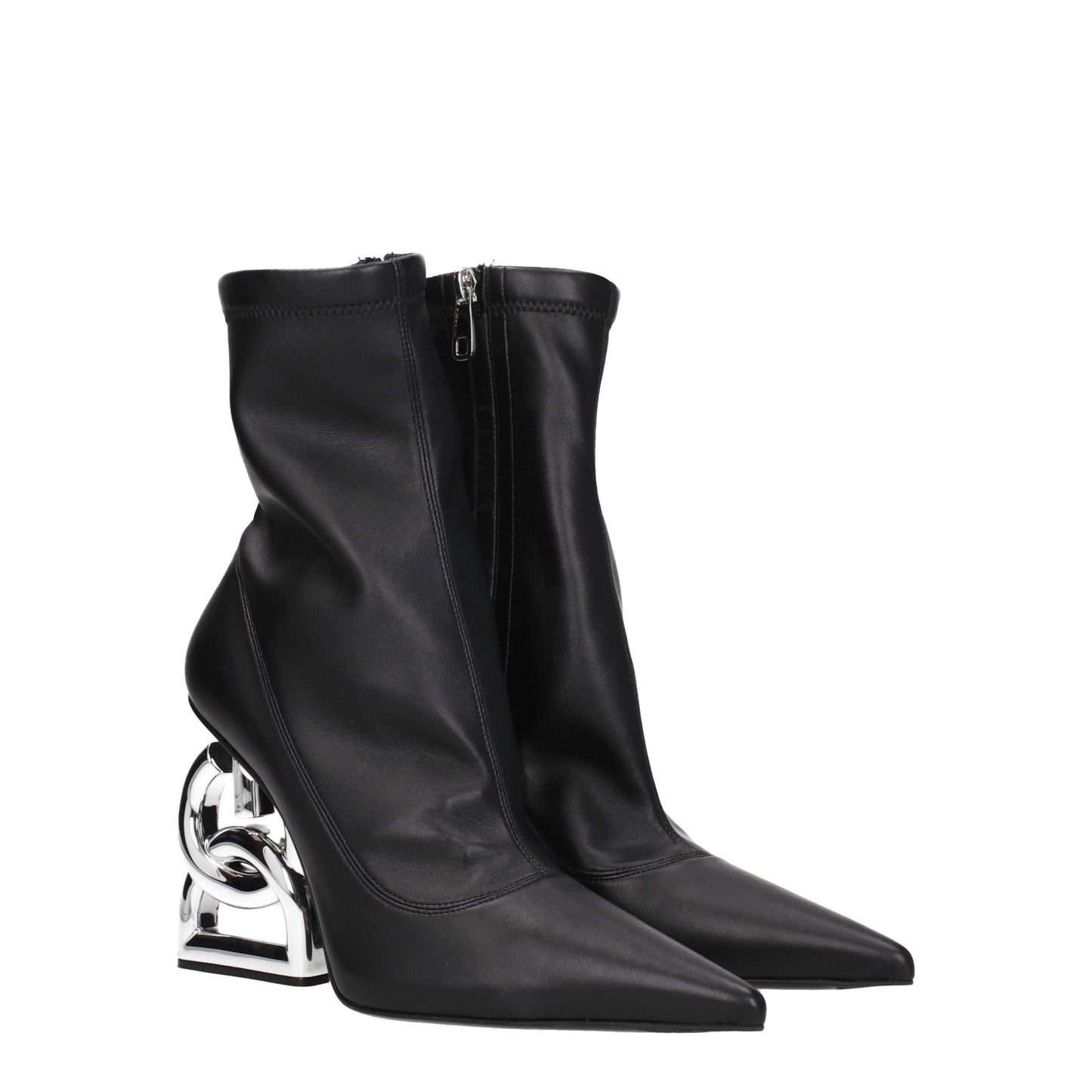 Dolce&Gabbana Women's Boots in Leather Black