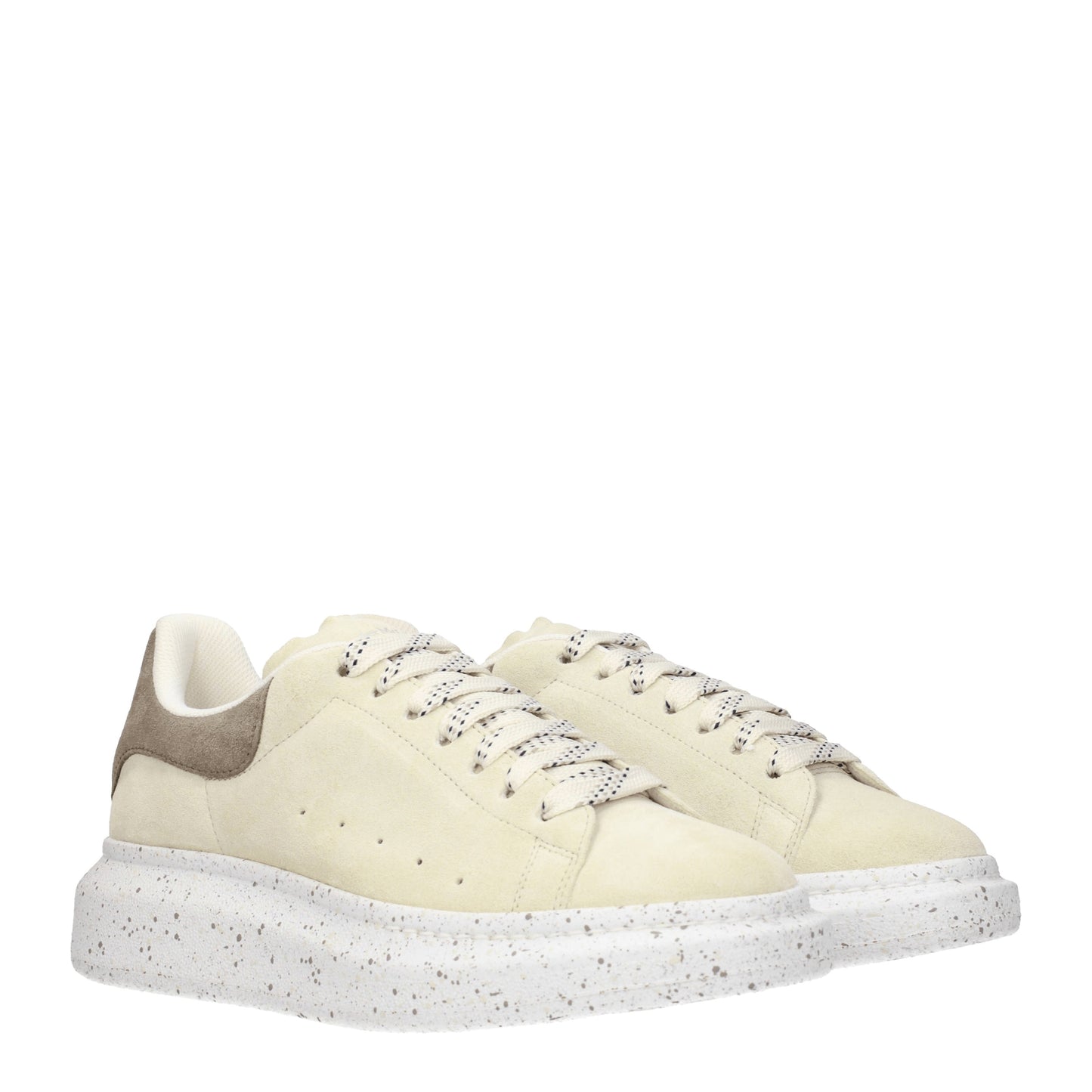 Alexander McQueen Men's Sneakers in Suede Beige/Stone