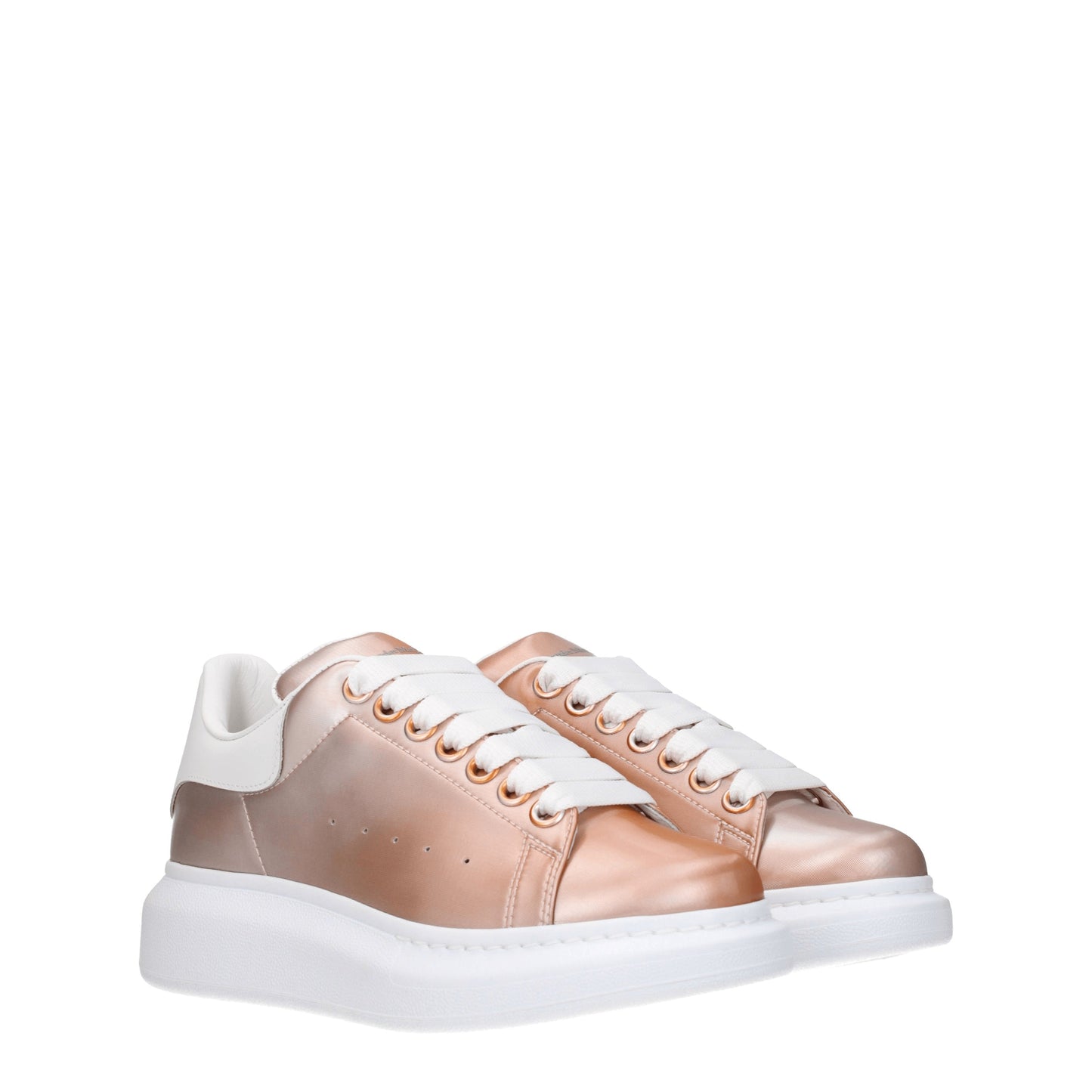 Alexander McQueen Women's Sneakers in PVC Pink/White