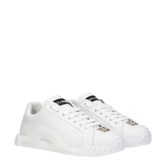 Dolce&Gabbana Women's Sneakers in Leather White